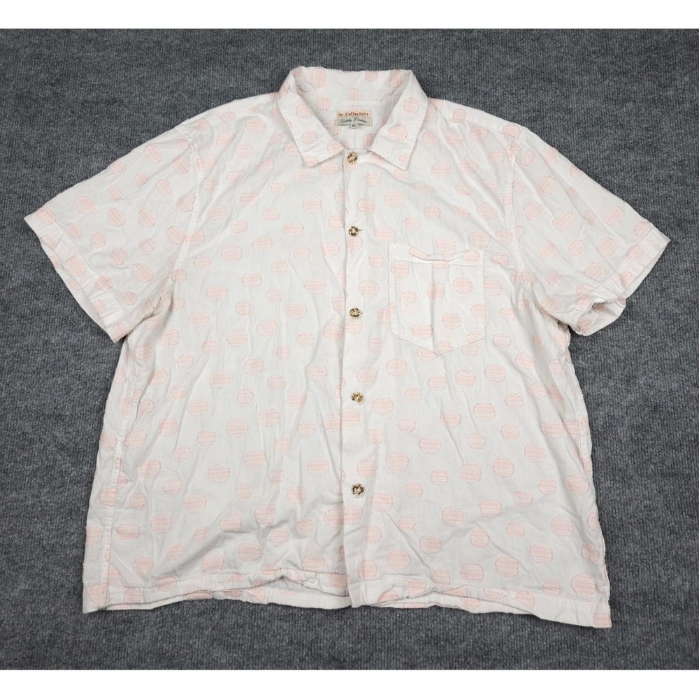 Dr. Collectors Shirt Size XL Button Up Cotton Teddy Forever Short Sleeve Cotton